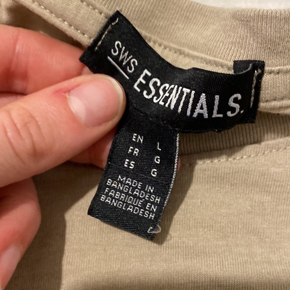 Basic tan cropped top - Picture 2 of 2